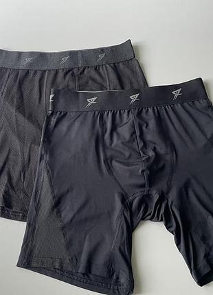 2 шт комплект спортивних боксерів труси подовжені з перфорацією primark