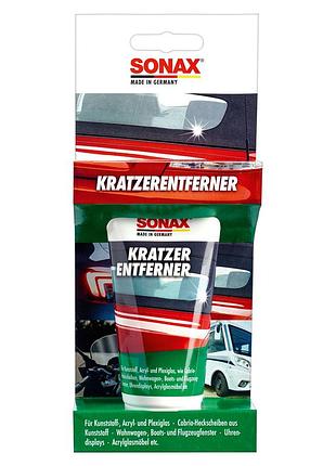 Полироль для фар, акрила и пластика 75 мл sonax scratch remover
