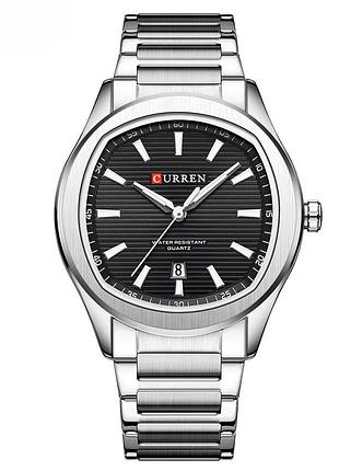 Curren 8474 silver-black