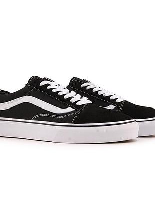 Кеди унісекс vans old skool classic white black (37-39, 42, 44-45 розмір)