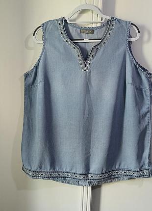 ​💎  невероятная блуза-топ в стиле «этно-шик» от nutmeg. р.54
100% tencel® lyocell 💎