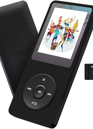 Mp3-плеєр 32 гб музичний плеєр диктофон з динаміком, навушники, портативний hifi звук без втрат, електронна книга