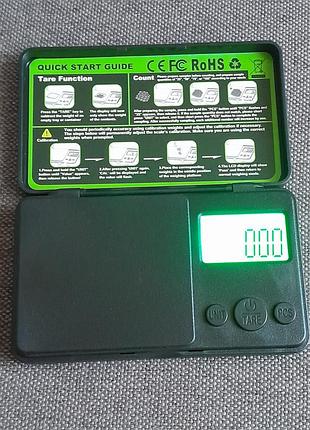 Цифровые ювелирные весы 500г 0,01г