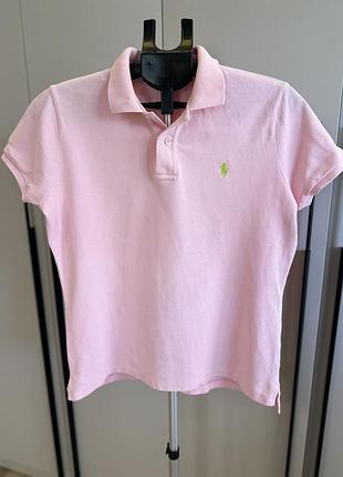 Рожеве поло ralph lauren