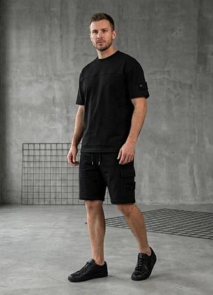 Чоловічий костюм stone island | костюм двійка stone island | комплект stone island | футболка stone island | шорти stone island
