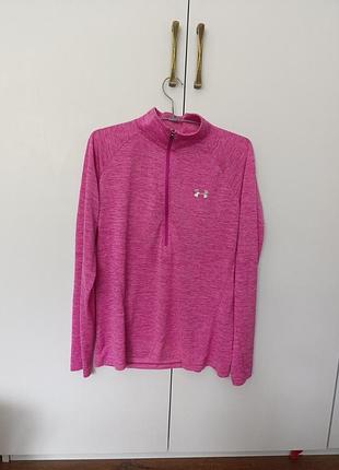 Спортивна кофта under armour насиченого рожевого кольору.довжина виробу- 62см, рукав від шиї-72см,від пахви-51см, пог-52см. можливий торг 😉