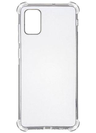 Tpu чохол getman ease logo посилені кути для samsung galaxy a31 безбарвний (прозорий)