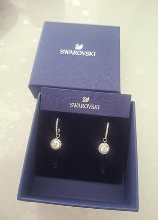 Серьги swarovski новые
