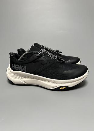 Трекінгові трейлові бігові кросівки на широку стопу hoka one one transport vibram