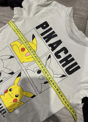 Лонгслів pokémon pikachu 5–6 років 110–116 см білий з принтом 5