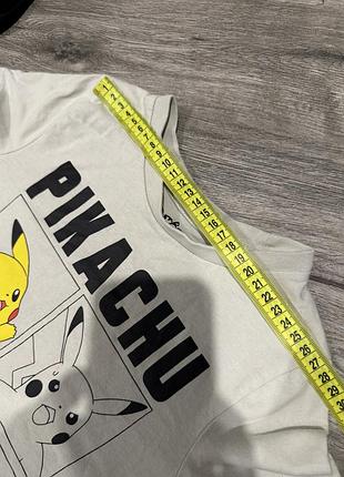 Лонгслів pokémon pikachu 5–6 років 110–116 см білий з принтом 6