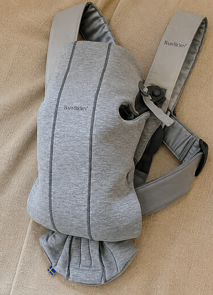 Рюкзак-кенгуру для младенцев baby bjorn carrier mini dark grey