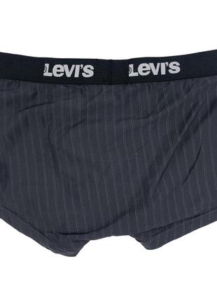 Мужские трусы levis премиум качества, цвет черный в полоску, разные размеры в наличии3 фото