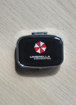 металлическая таблетка «umbrella corporation» - resident evil