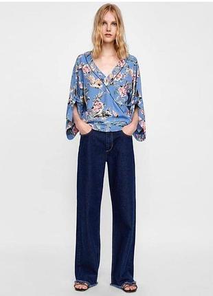 Блуза оверсайз zara