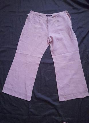 Cerruti jeans льняные капри-палаццо s/34-36