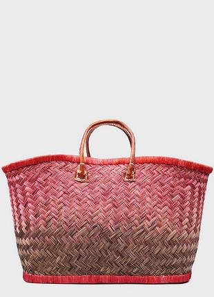 Сумка пляжная le comptoir de la plage aravola bm_bicolor_525 one size красный-серый (zik0000028743)
