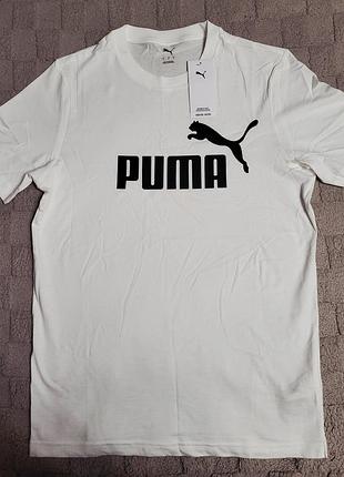 Біла базова чоловіча футболка puma