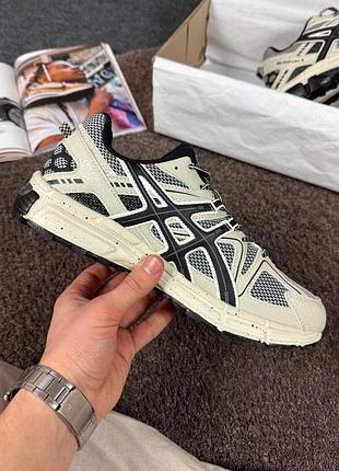 Стильные кроссовки asics gel-kahana 8 beige&amp;black