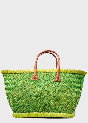Сумка пляжная le comptoir de la plaage aravola bm_plain_281 one size салатовая (zik0000029016)