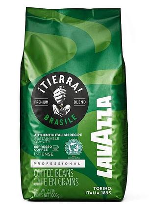 Кофе зерновой lavazza tierra brasile espresso 1 кг