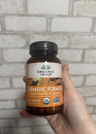 Куркумін органік індія organic india куркума 90 вегетаріанських капсул