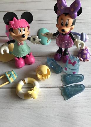 Фігурки міккі маус disney колекційні  в комплекті пляжні аксесуари