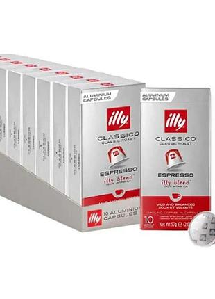 Набор кофе в капсулах nespresso illy classico 100 шт