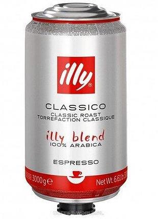 Кофе в зернах illy espresso classico medium ж/б 3 кг