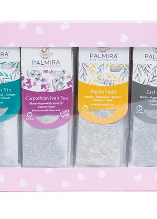 Ассорти чая palmira «сердце» 24 пакетика