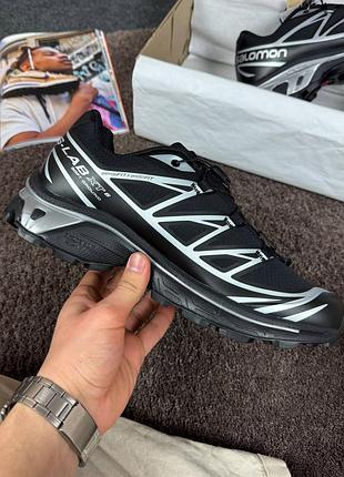 Стильні кросівки salomon xt-6 lab black silver