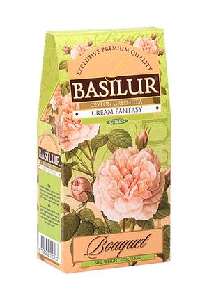 Чай зеленый basilur букет кремовая фантазия 100 г картон