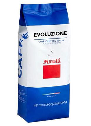 Кофе в зернах caffe musetti evaluzione 1 кг