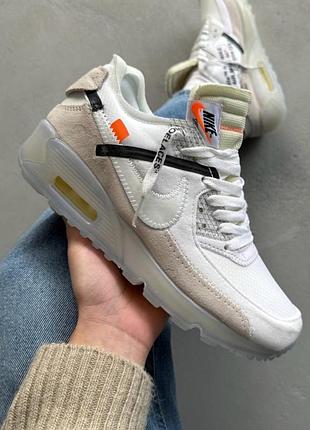 Кросівки off-white x nike air max 90 gpx white