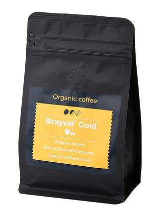 Кава в зернах brayval gold 200 г