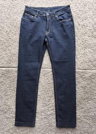 Темно-синие стрейчевые джинсы blue french market (slim fit)