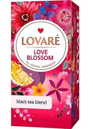 Чай чорний lovare love blossom 24 пакетики