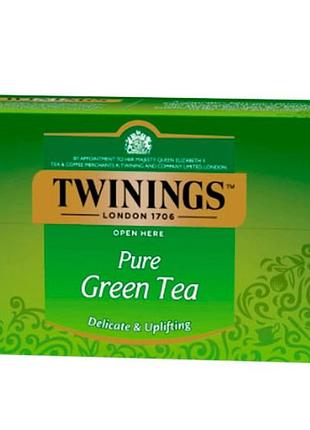 Чай twinings зеленый 25 пакетиков