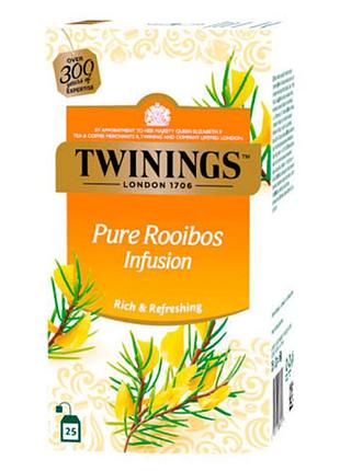 Чай twinings ройбуш 25 пакетиков