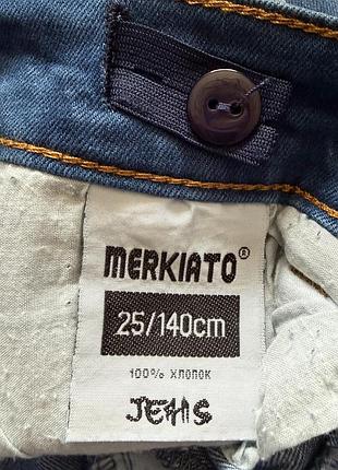 Демісезонні сині джинси для хлопчика підлітка зріст 140-170 прямі підліткові джинси 6