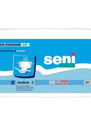 Подгузники для взрослых seni standart air medium 75-110 см 30 шт