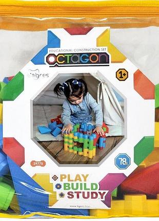 Конструктор tigres 39775 octagon 78 елементів в сумці