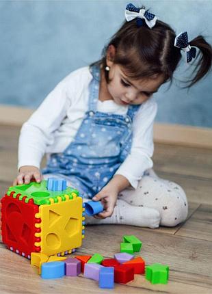 Игрушка-сортер tigres 39781 educational cube 24 элемента 3