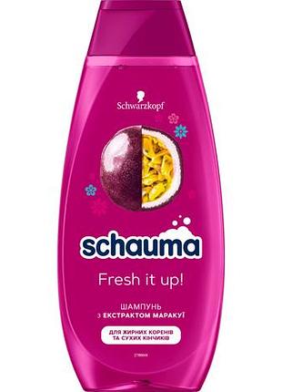 Шампунь для волос schauma fresh it up с экстрактом маракуи 400 мл