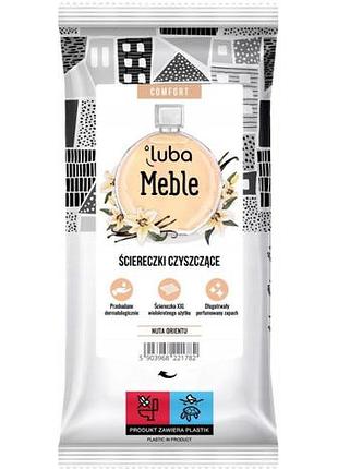 Влажные салфетки для мебели парфюмированные luba comfort 32 шт
