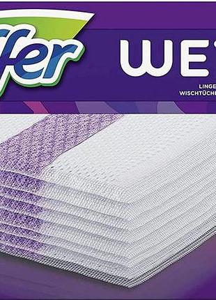 Сменные влажные салфетки для швабры swiffer wet jet 20 шт