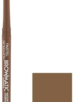Водостойкий автоматический карандаш для бровей pastel profashion browmatic тон 12 0,35 г
