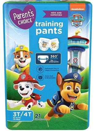 Подгузники-трусики parents choice paw patrol 5 (15-18 кг) 21 шт