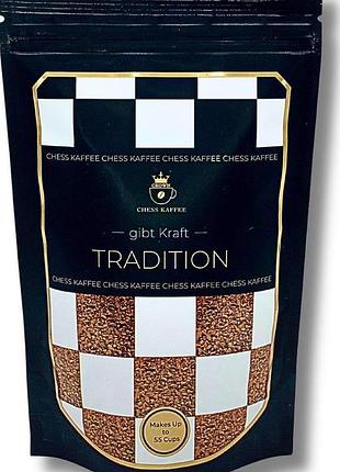Кофе растворимый chess kaffee tradition пакет 100 г