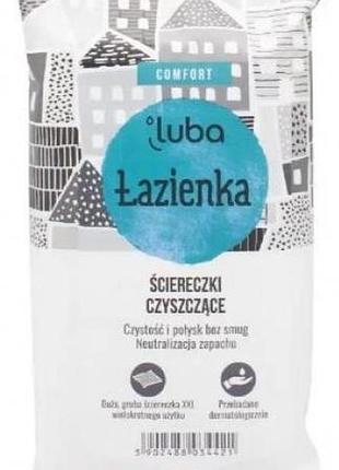 Вологі серветки для миття ванної кімнати luba comfort 32 шт